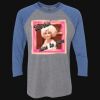 Unisex Triblend Three-Quarter Raglan T-Shirt Thumbnail