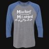 Unisex Triblend Three-Quarter Raglan T-Shirt Thumbnail