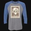 Unisex Triblend Three-Quarter Raglan T-Shirt Thumbnail