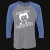 Unisex Triblend Three-Quarter Raglan T-Shirt Thumbnail