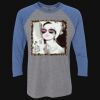 Unisex Triblend Three-Quarter Raglan T-Shirt Thumbnail