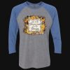 Unisex Triblend Three-Quarter Raglan T-Shirt Thumbnail