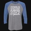 Unisex Triblend Three-Quarter Raglan T-Shirt Thumbnail