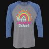 Unisex Triblend Three-Quarter Raglan T-Shirt Thumbnail