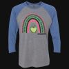 Unisex Triblend Three-Quarter Raglan T-Shirt Thumbnail