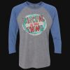 Unisex Triblend Three-Quarter Raglan T-Shirt Thumbnail