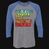 Unisex Triblend Three-Quarter Raglan T-Shirt Thumbnail
