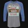 Unisex Triblend Three-Quarter Raglan T-Shirt Thumbnail