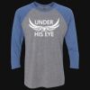 Unisex Triblend Three-Quarter Raglan T-Shirt Thumbnail