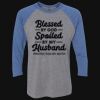 Unisex Triblend Three-Quarter Raglan T-Shirt Thumbnail