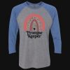 Unisex Triblend Three-Quarter Raglan T-Shirt Thumbnail