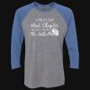 Unisex Triblend Three-Quarter Raglan T-Shirt Thumbnail