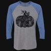 Unisex Triblend Three-Quarter Raglan T-Shirt Thumbnail