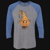 Unisex Triblend Three-Quarter Raglan T-Shirt Thumbnail