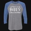 Unisex Triblend Three-Quarter Raglan T-Shirt Thumbnail