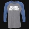 Unisex Triblend Three-Quarter Raglan T-Shirt Thumbnail