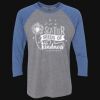 Unisex Triblend Three-Quarter Raglan T-Shirt Thumbnail