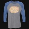 Unisex Triblend Three-Quarter Raglan T-Shirt Thumbnail