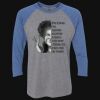 Unisex Triblend Three-Quarter Raglan T-Shirt Thumbnail