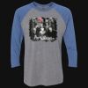 Unisex Triblend Three-Quarter Raglan T-Shirt Thumbnail