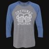 Unisex Triblend Three-Quarter Raglan T-Shirt Thumbnail