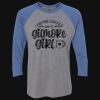 Unisex Triblend Three-Quarter Raglan T-Shirt Thumbnail