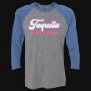 Unisex Triblend Three-Quarter Raglan T-Shirt Thumbnail