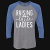 Unisex Triblend Three-Quarter Raglan T-Shirt Thumbnail