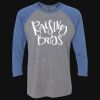 Unisex Triblend Three-Quarter Raglan T-Shirt Thumbnail