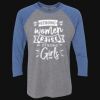 Unisex Triblend Three-Quarter Raglan T-Shirt Thumbnail