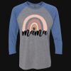 Unisex Triblend Three-Quarter Raglan T-Shirt Thumbnail