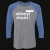 Unisex Triblend Three-Quarter Raglan T-Shirt Thumbnail