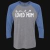 Unisex Triblend Three-Quarter Raglan T-Shirt Thumbnail