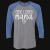 Unisex Triblend Three-Quarter Raglan T-Shirt Thumbnail