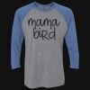 Unisex Triblend Three-Quarter Raglan T-Shirt Thumbnail