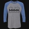 Unisex Triblend Three-Quarter Raglan T-Shirt Thumbnail