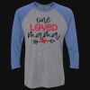 Unisex Triblend Three-Quarter Raglan T-Shirt Thumbnail