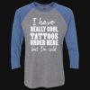 Unisex Triblend Three-Quarter Raglan T-Shirt Thumbnail
