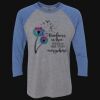 Unisex Triblend Three-Quarter Raglan T-Shirt Thumbnail