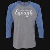 Unisex Triblend Three-Quarter Raglan T-Shirt Thumbnail