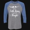 Unisex Triblend Three-Quarter Raglan T-Shirt Thumbnail
