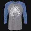 Unisex Triblend Three-Quarter Raglan T-Shirt Thumbnail