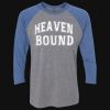 Unisex Triblend Three-Quarter Raglan T-Shirt Thumbnail