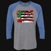 Unisex Triblend Three-Quarter Raglan T-Shirt Thumbnail