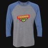 Unisex Triblend Three-Quarter Raglan T-Shirt Thumbnail