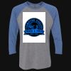 Unisex Triblend Three-Quarter Raglan T-Shirt Thumbnail