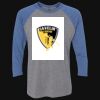 Unisex Triblend Three-Quarter Raglan T-Shirt Thumbnail