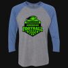 Unisex Triblend Three-Quarter Raglan T-Shirt Thumbnail