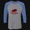 Unisex Triblend Three-Quarter Raglan T-Shirt Thumbnail