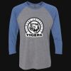 Unisex Triblend Three-Quarter Raglan T-Shirt Thumbnail